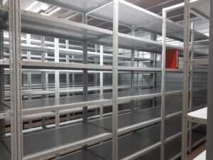 Архивный стеллаж с нагрузкой на полку до 150 кг и 750 кг на стеллаж